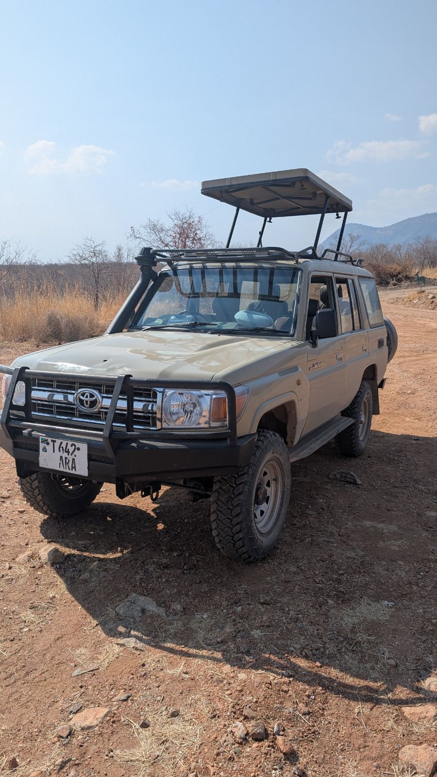 Toyota Land Cruiser na safari